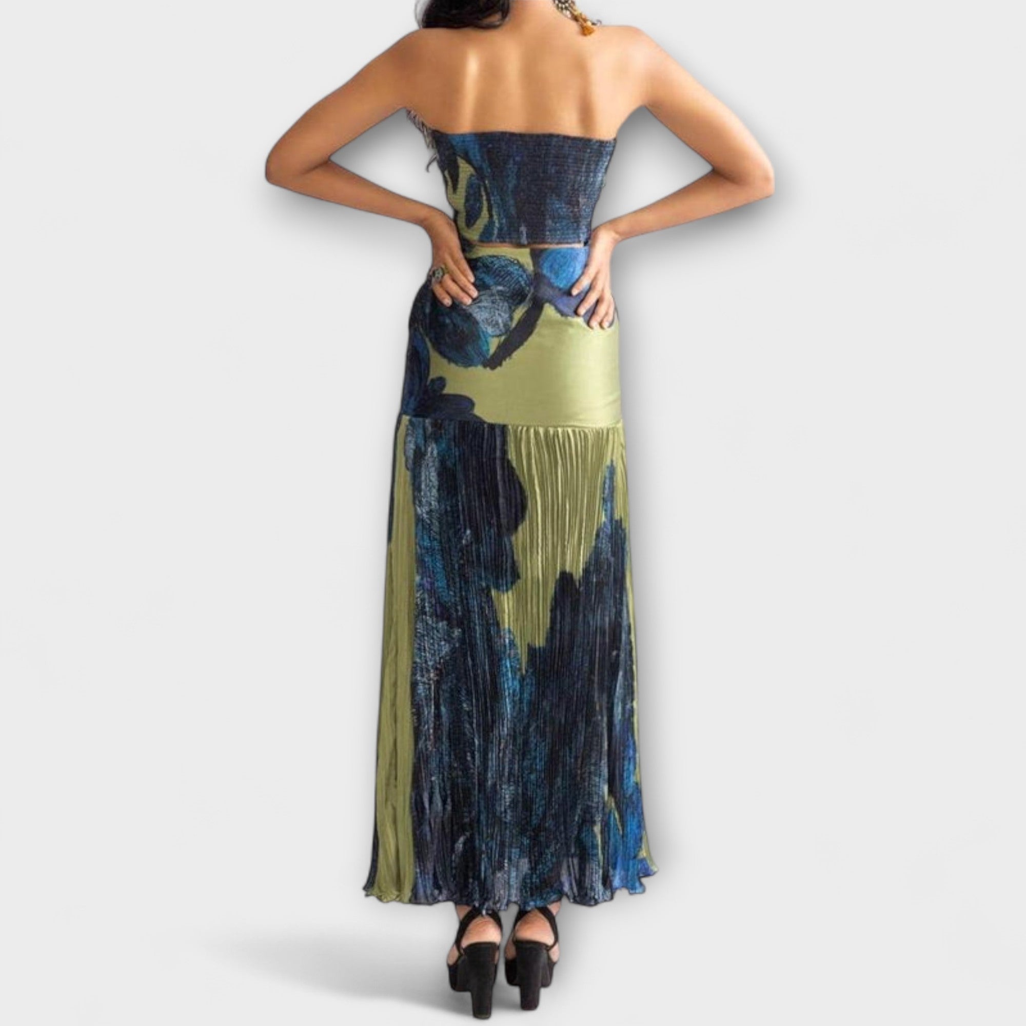 Noelle - Strapless Midi Dress