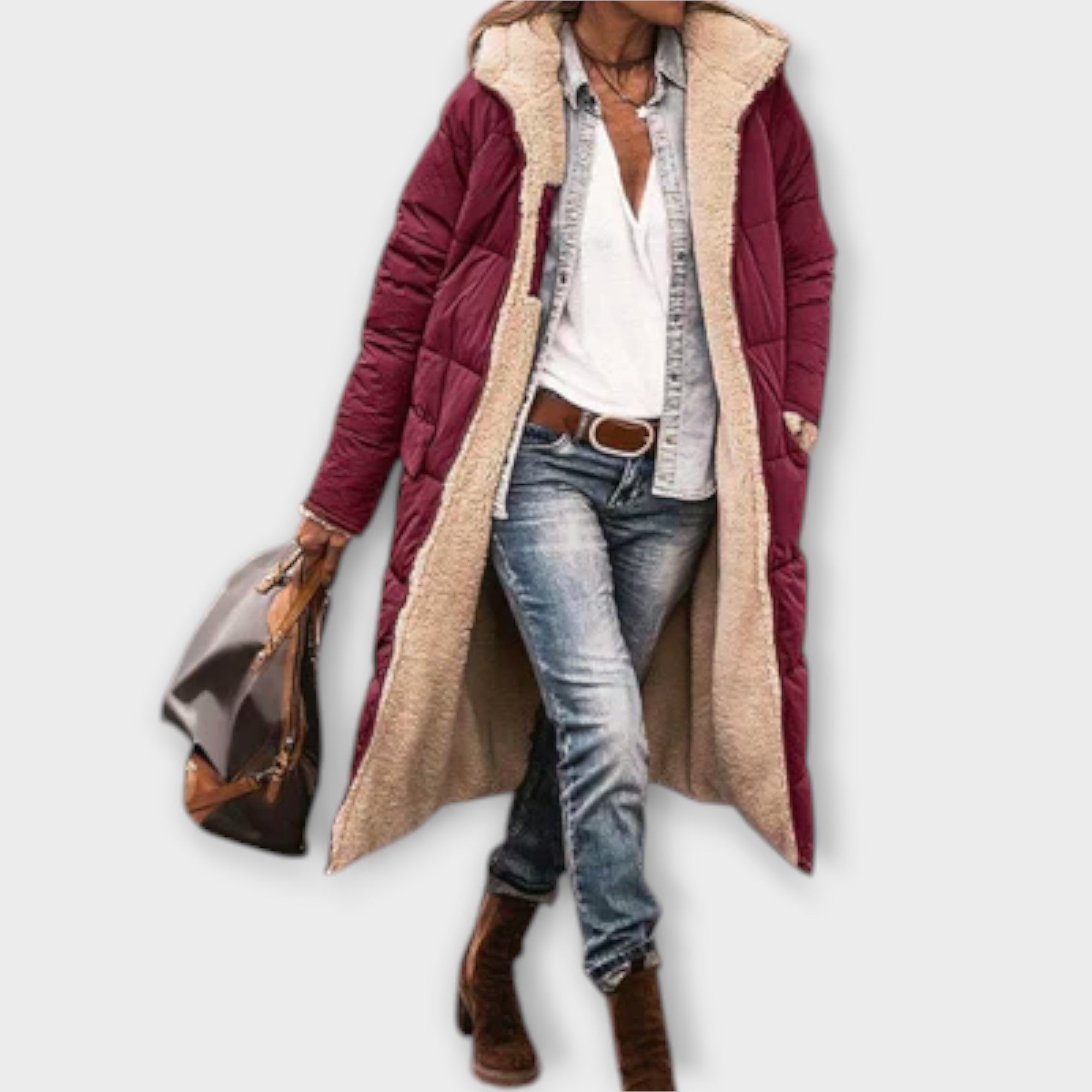 Kora - Cozy, Fur-Lined Coat