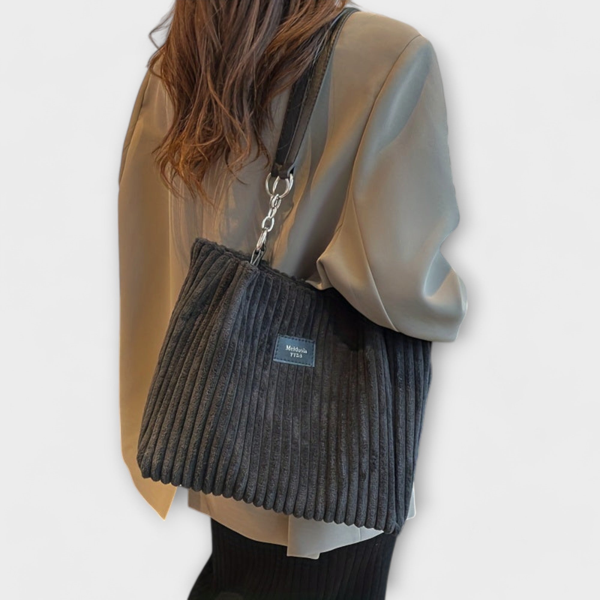 Aurellia. - Soft Cord Shoulder Bag