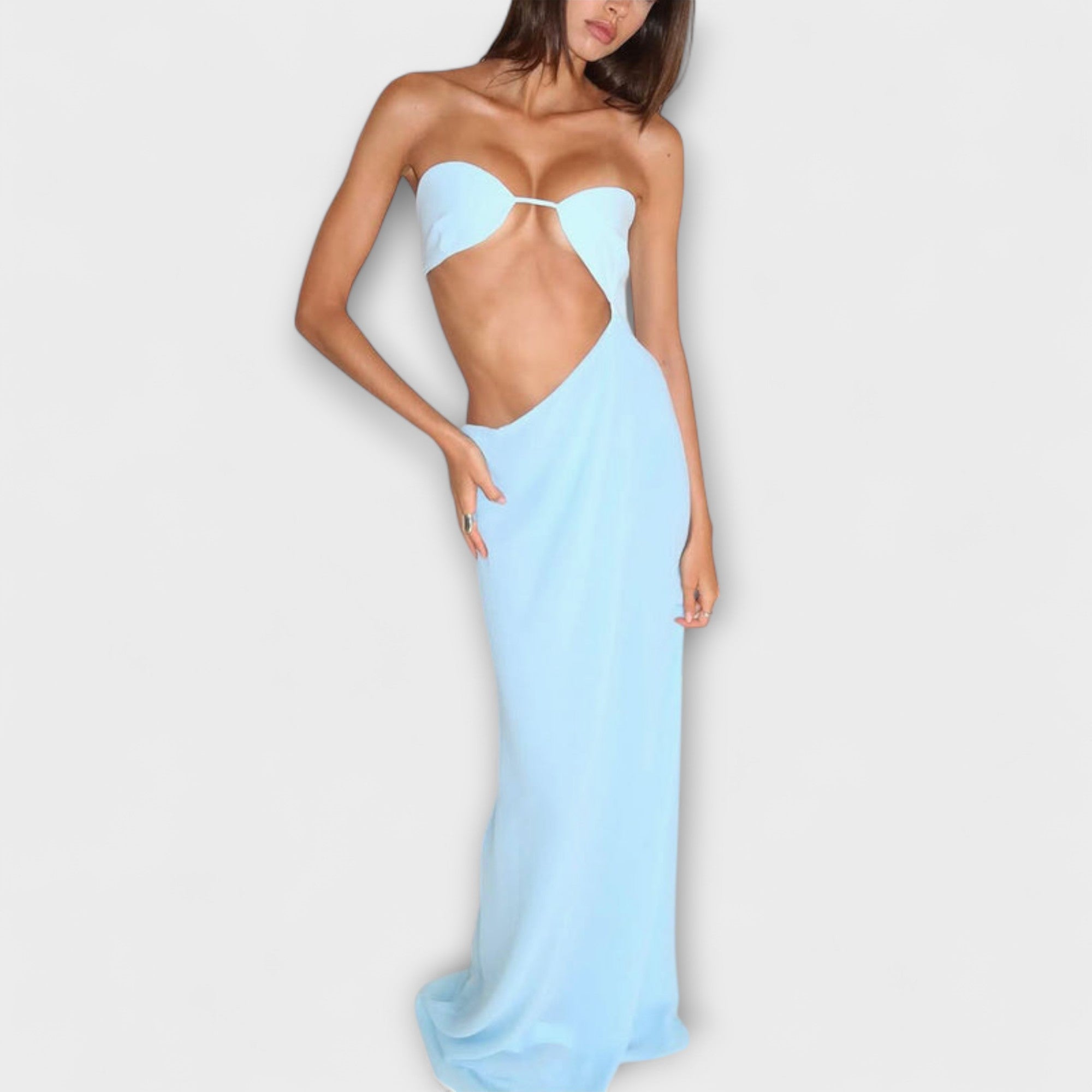 Isabella - Alluring Backless Evening Dress