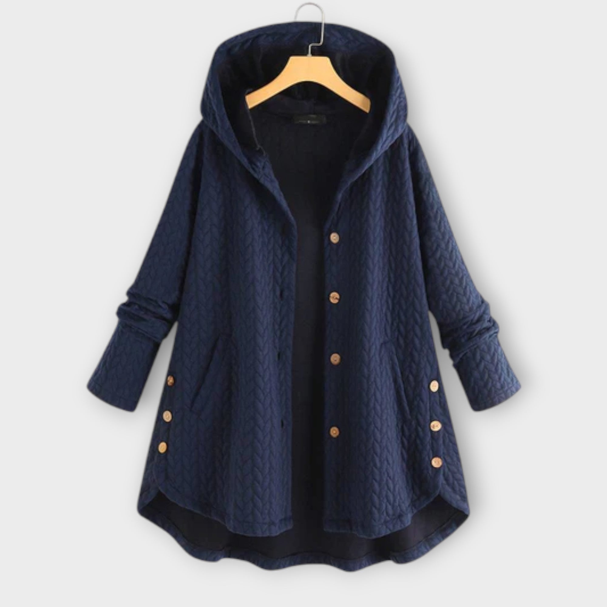 Leslie - Warm Button Placket Jacket
