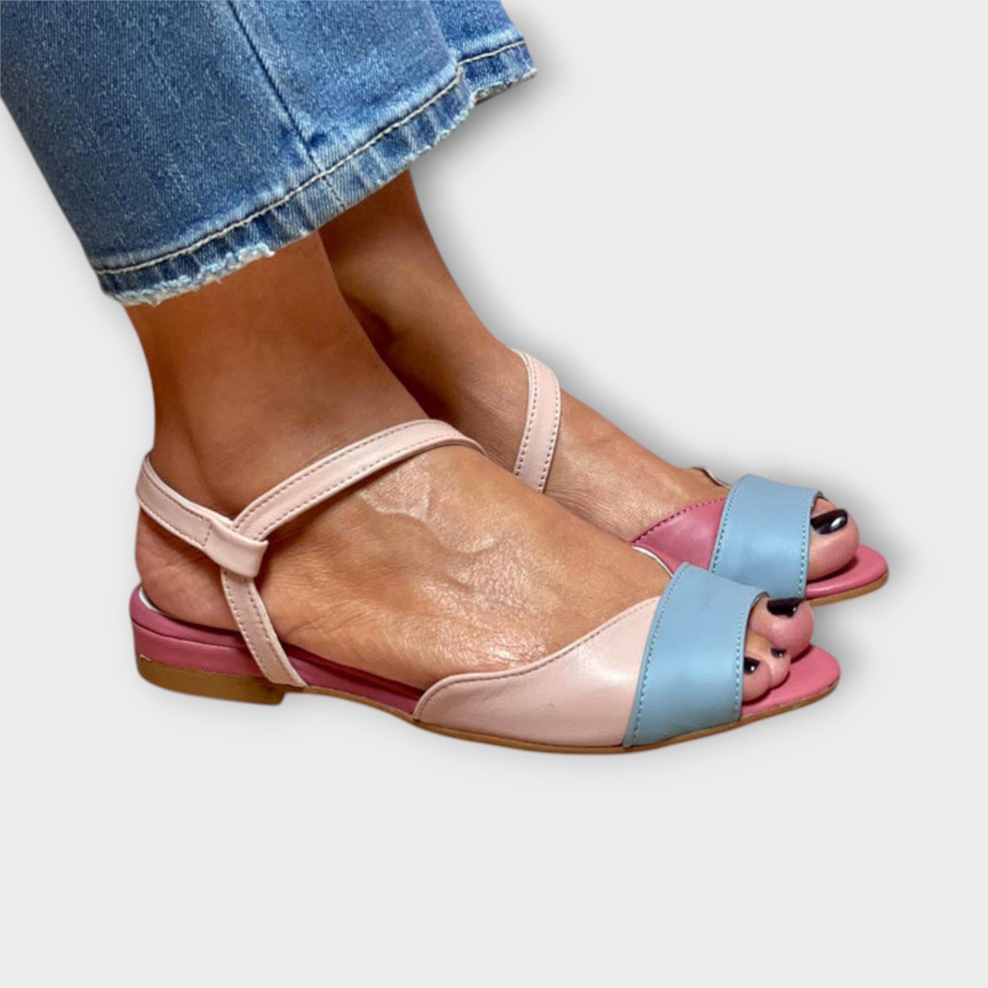 Roselina – Color Play on Block Heels